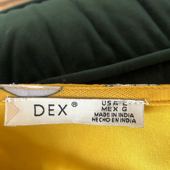 Dex Floral Shirt Dress w/ Bouffant Sleeves & Belt - Picture 6 of 6